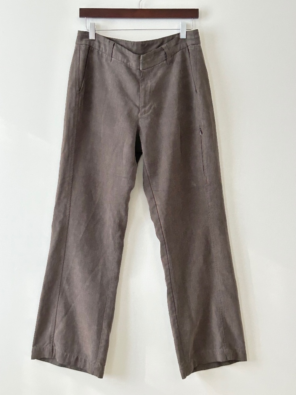 Patagonia Brown Hemp Blend Wide Leg Pants